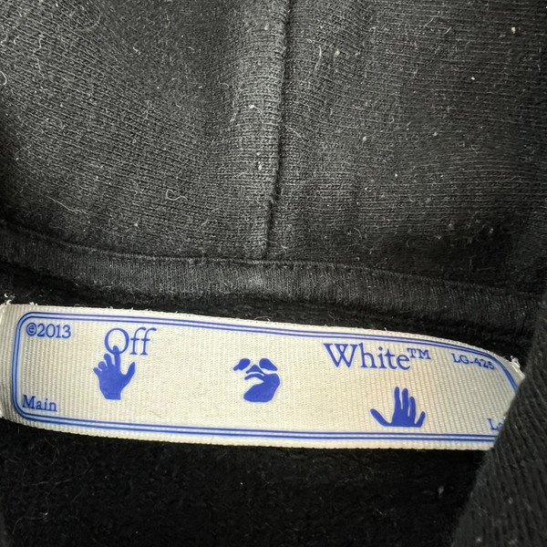 Off-White Pink Marker Arrows Black Hoodie 