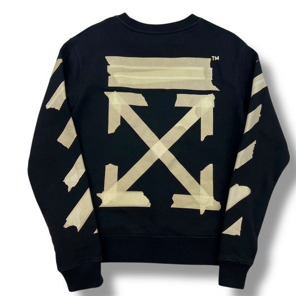 Off-White Black Tape Arrows Sweatshirt 
