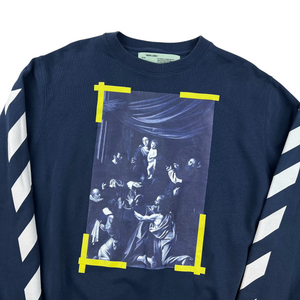 Off-White Caravaggio Navy Sweatshirt 