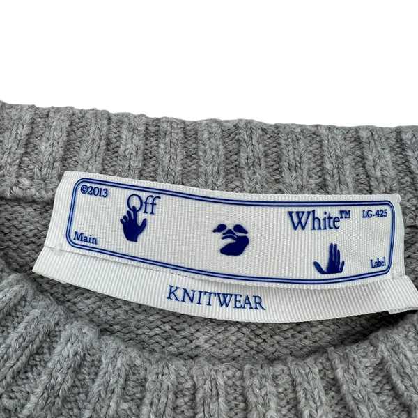 Off-White Grey Arrows Sweater 