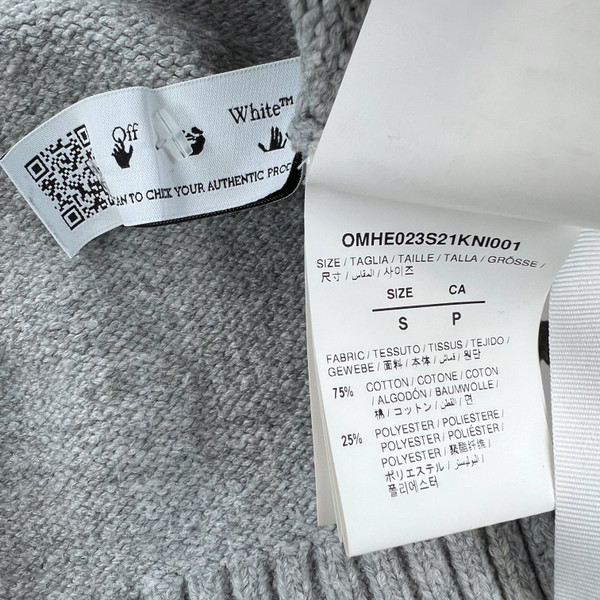 Off-White Grey Arrows Sweater 