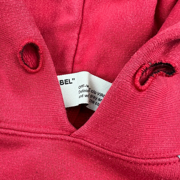 Off-White Caravaggio Arrows Red Hoodie 