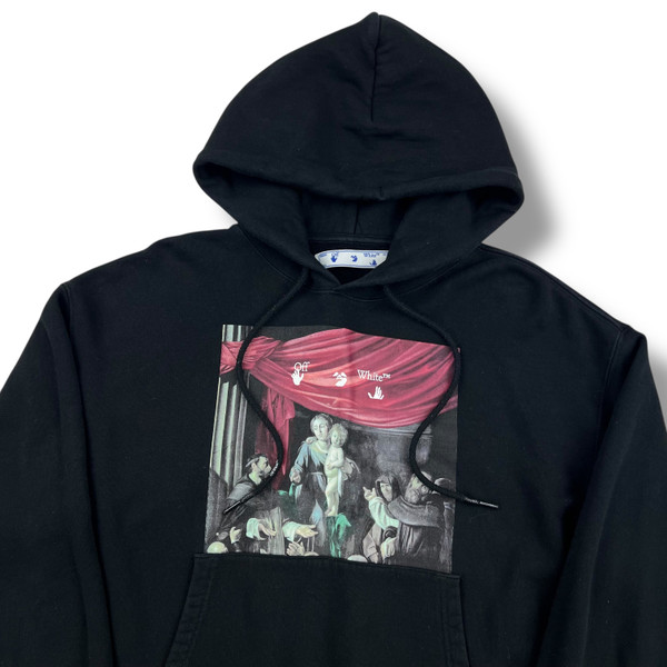 Off-White Caravaggio Painting Hoodie Black