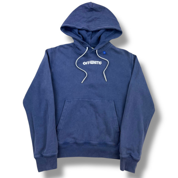 Off-White Blue Skeletons Hoodie 