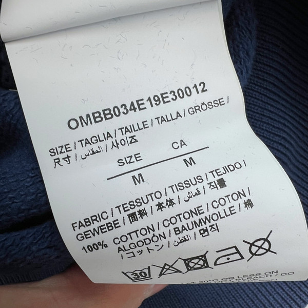 Off-White Blue Skeletons Hoodie 