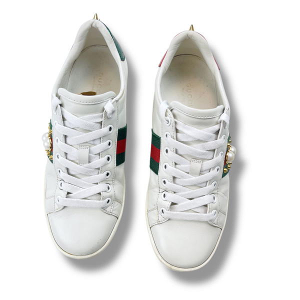 Gucci Ace Pearl Trainers 