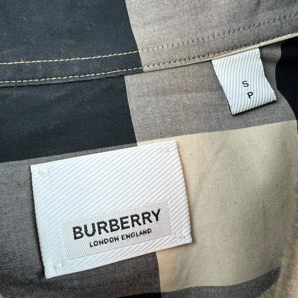 Burberry Large Scale Nova Check Long Sleeve Shirt