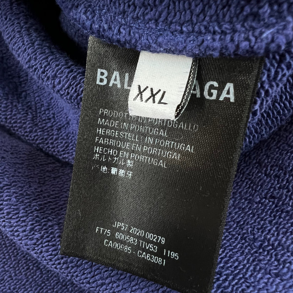 Balenciaga Campaign Logo Havy Hoodie 