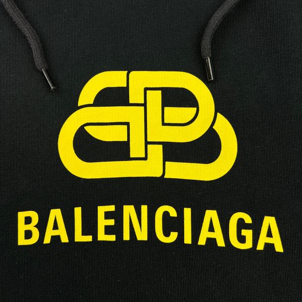 Balenciaga Yellow BB Logo Hoodie 