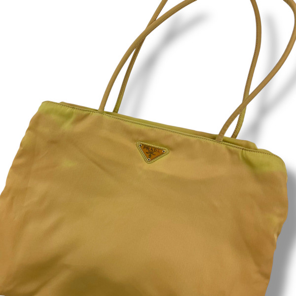 Prada Beige Nylon Tote Bag 