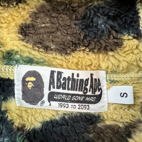 Bape 1st Camo Fleece 1/2 Zip Hoodie 