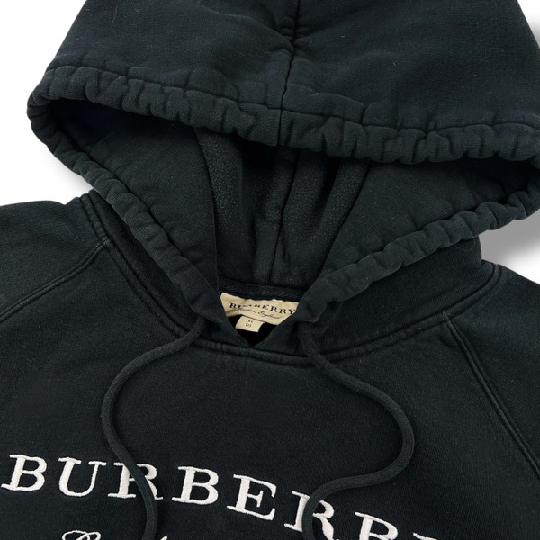 Burberry London England Embroidered Black Hoodie 