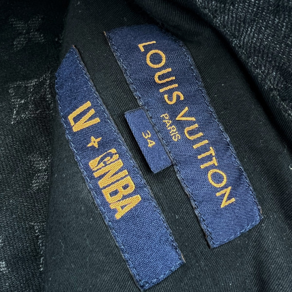 Louis Vuitton x NBA Black Monogram Jeans 