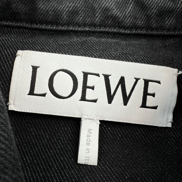 Loewe Anagram Black Denim Jacket 