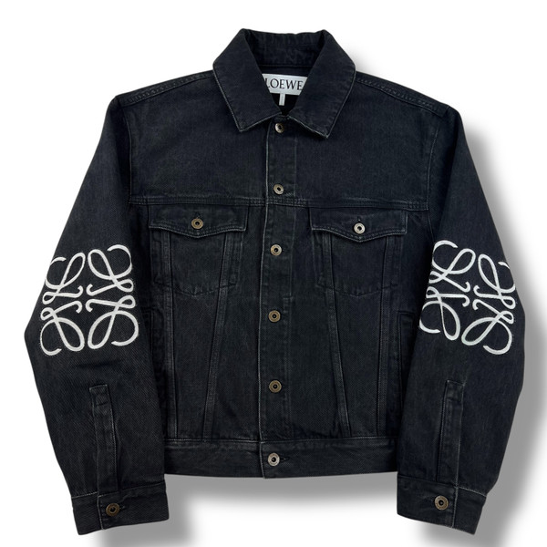 Loewe Anagram Black Denim Jacket 
