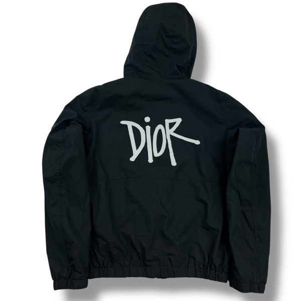 Dior x Shawn Stussy Black Hooded Jacket 