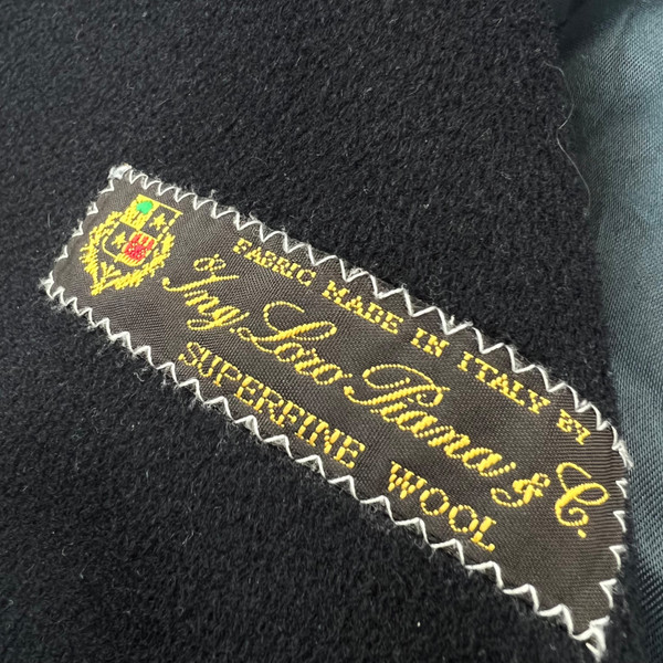 Loro Piana for Harrods Black Cashmere Overcoat