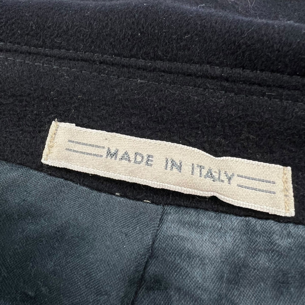 Loro Piana for Harrods Black Cashmere Overcoat