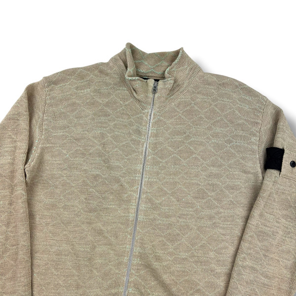 Stone Island Shadow Project Hemp Full Zip Sweater