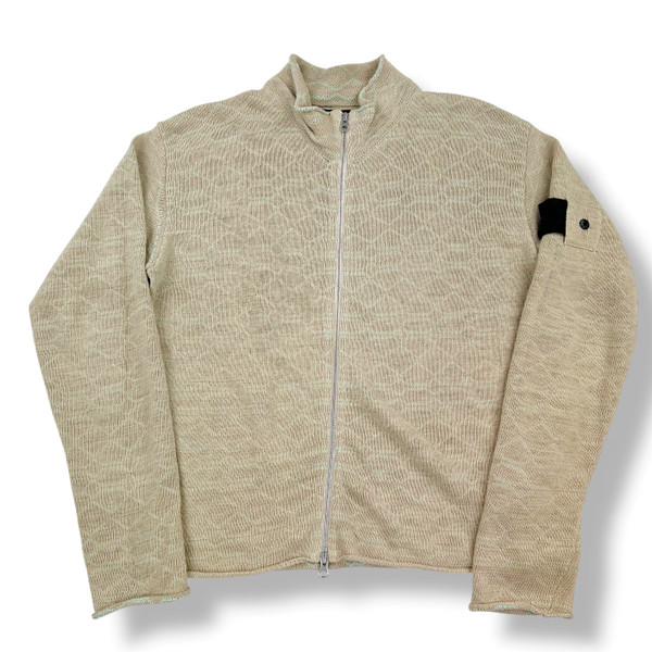 Stone Island Shadow Project Hemp Full Zip Sweater