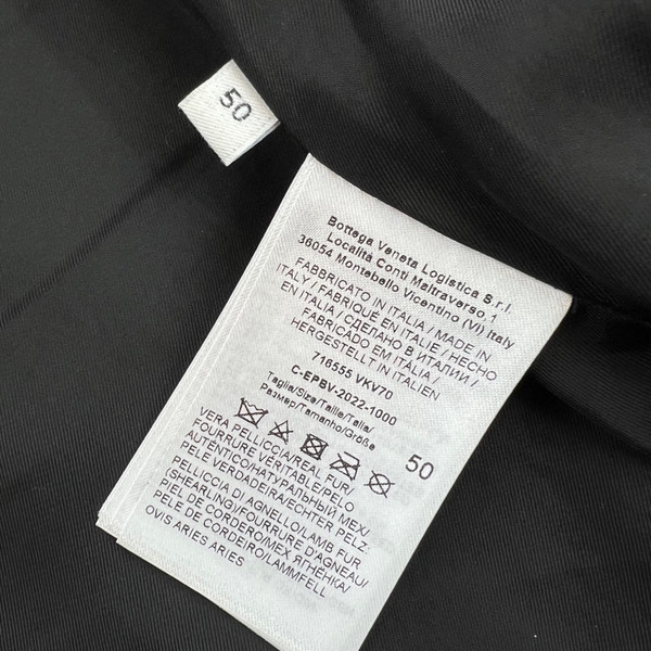 Bottega Veneta Shearling Jacket Dark Green