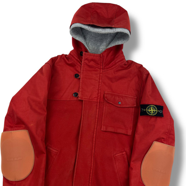 Stone Island AW12 Raso Gommato Fleece Hydrophobic Treatment Jacket 
