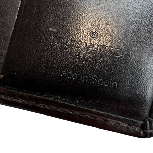 Louis Vuitton Brown Epi Leather Bifold Wallet 