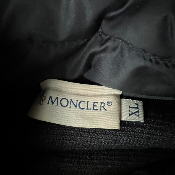 Moncler Navy Fleece / Padded Hybrid Jacket 