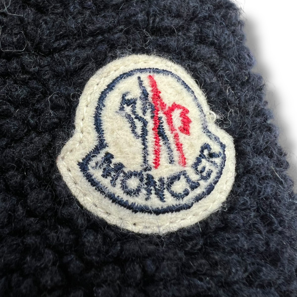 Moncler Navy Fleece / Padded Hybrid Jacket 