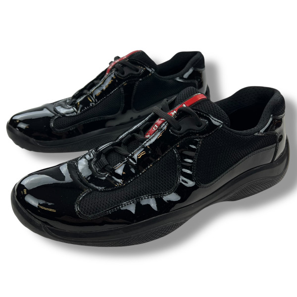 Prada Americas Cup Black Trainers 