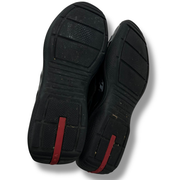 Prada Americas Cup Black Trainers 