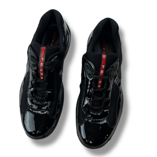 Prada Americas Cup Black Trainers 