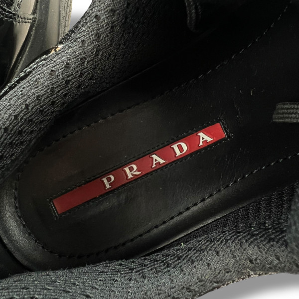 Prada Americas Cup Black Trainers 