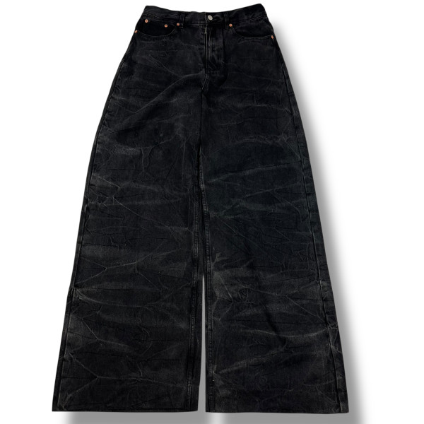 Maison Margiela Creased Black Jeans