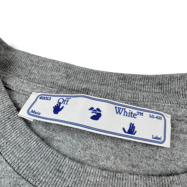 Off-White Negative Marker Arrows Grey T Shirt 