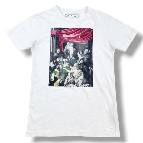 Off-White Caravaggio Painting White T Shirt