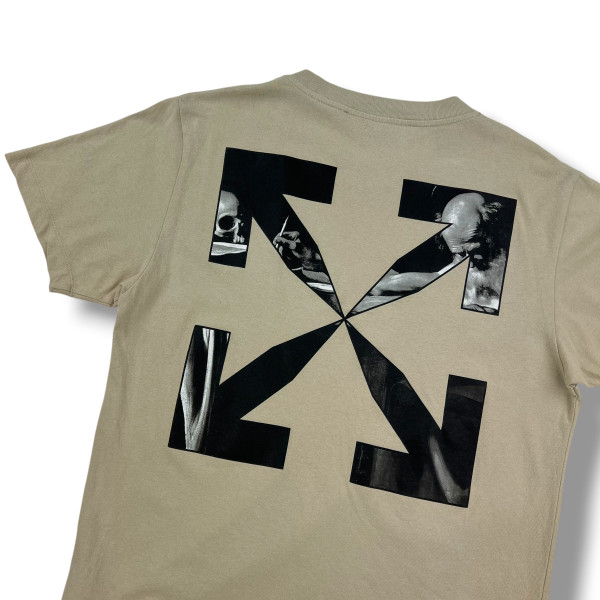 Off-White Caravaggio Arrows Beige T Shirt 