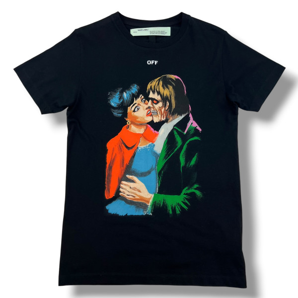 Off-White Kiss Black T Shirt 