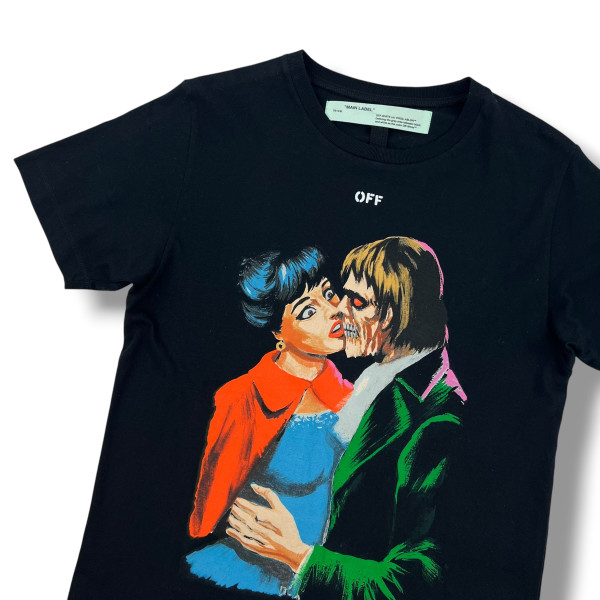 Off-White Kiss Black T Shirt 