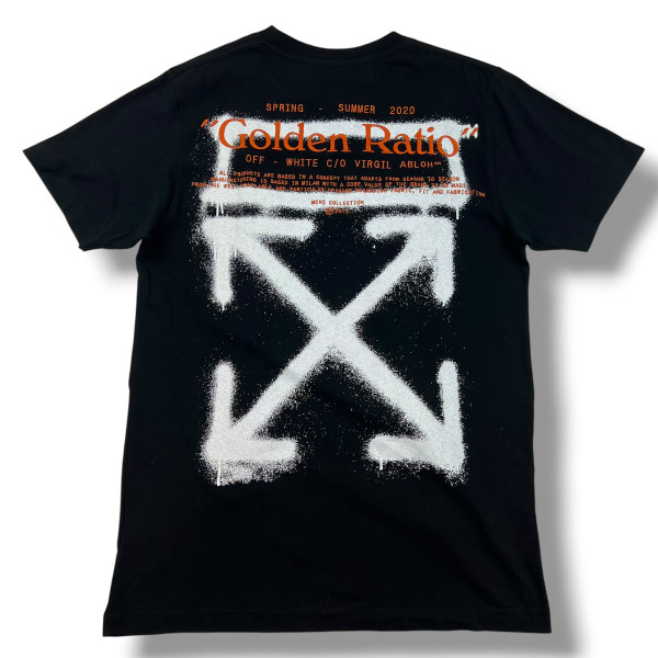 Off-White Golden Ratio Black T Shirt
