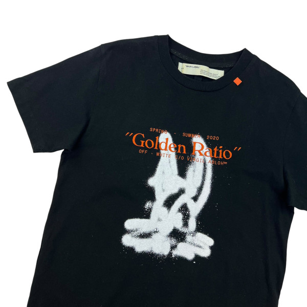 Off-White Golden Ratio Black T Shirt