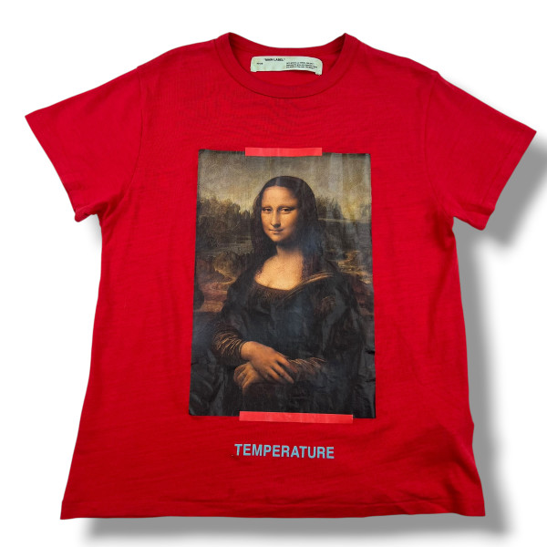 Off-White Mona Lisa Red T Shirt