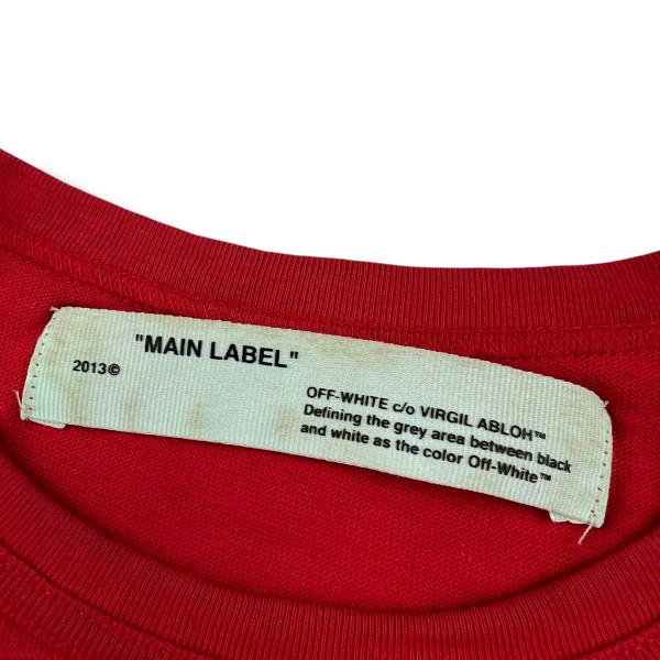 Off-White Mona Lisa Red T Shirt