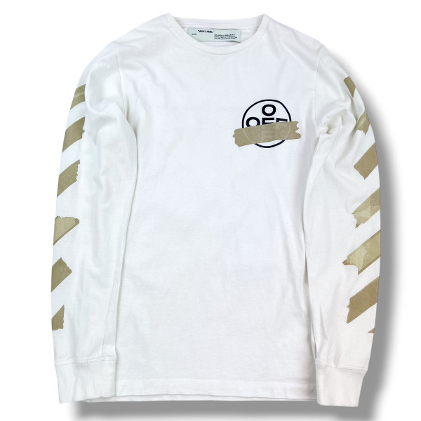 Off-White Tape Arrows White Long Sleeve T Shirt 