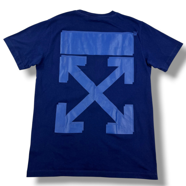 Off-White Rubber Arrows Blue T Shirt