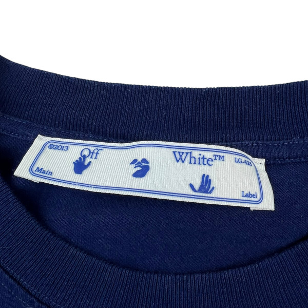 Off-White Rubber Arrows Blue T Shirt