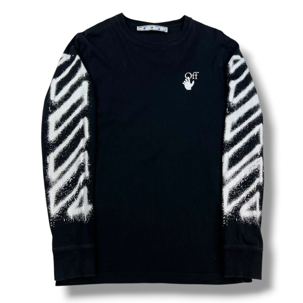 Off-White Spray Arrows Long Sleeve T Shirt