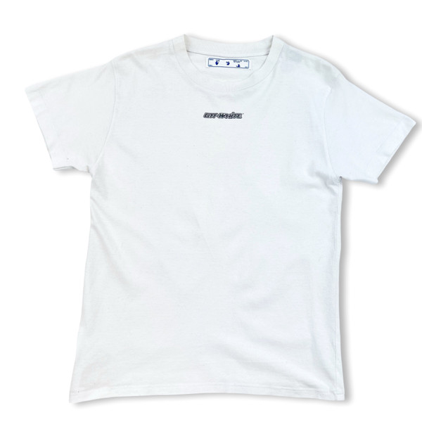 Off-White Blue Marker Arrows White T Shirt