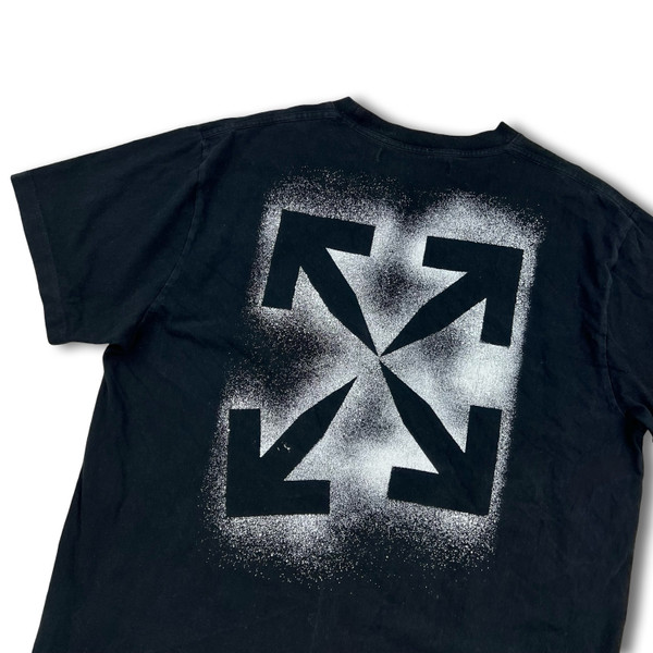 Off-White Stencil Arrows Black T Shirt