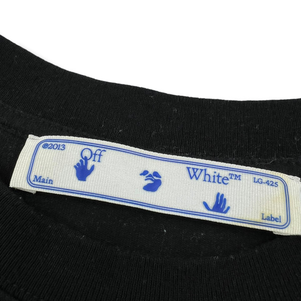 Off-White Yellow Caravaggio Black T Shirt 